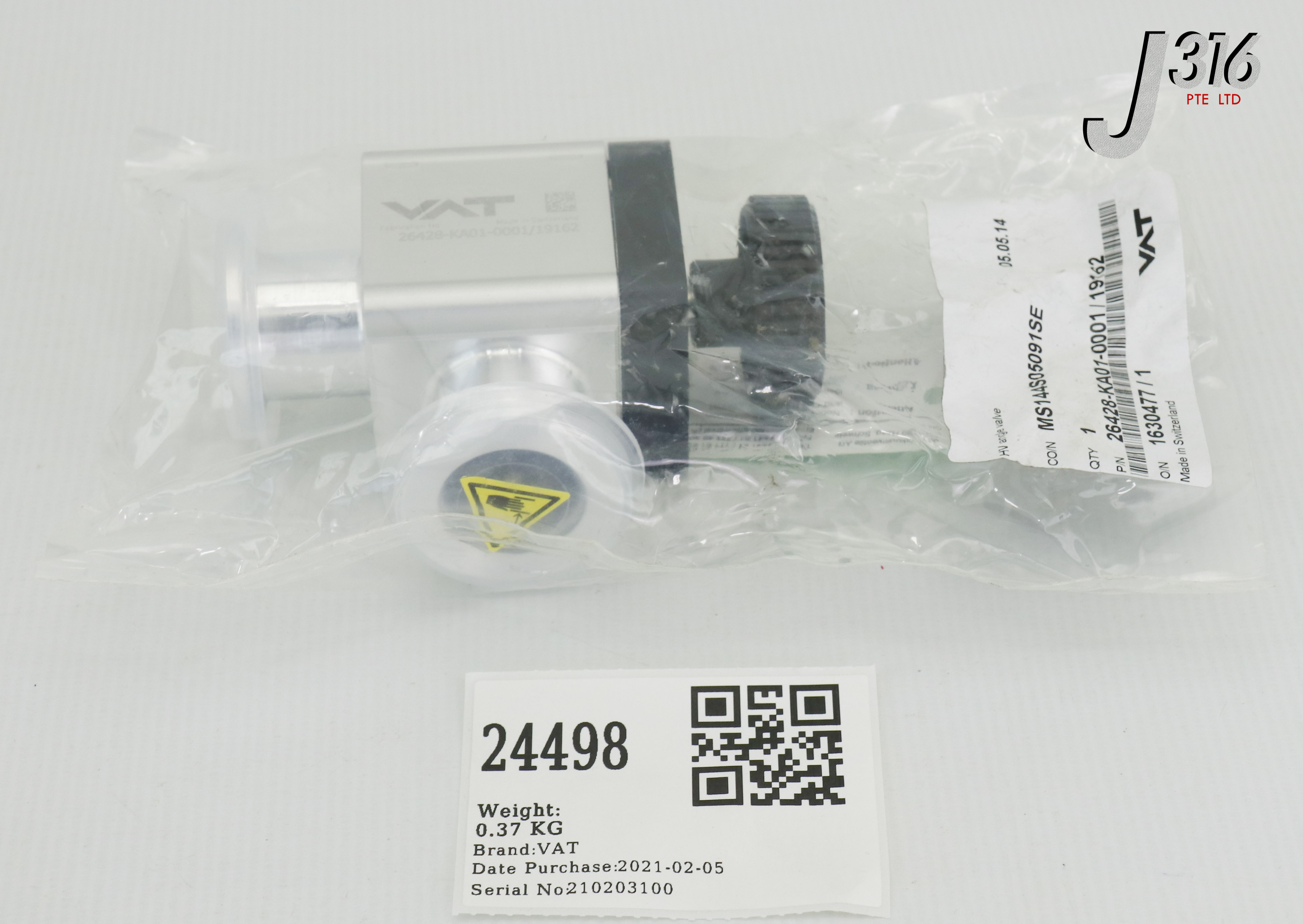 TOP様 24498 VAT VACUUM ANGLE VALVE (NEW) 26428-KA01-0001 | eBay